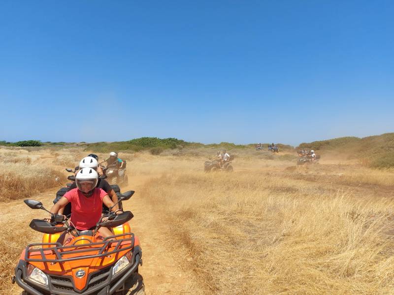 dynamic dusty-sandy off-road